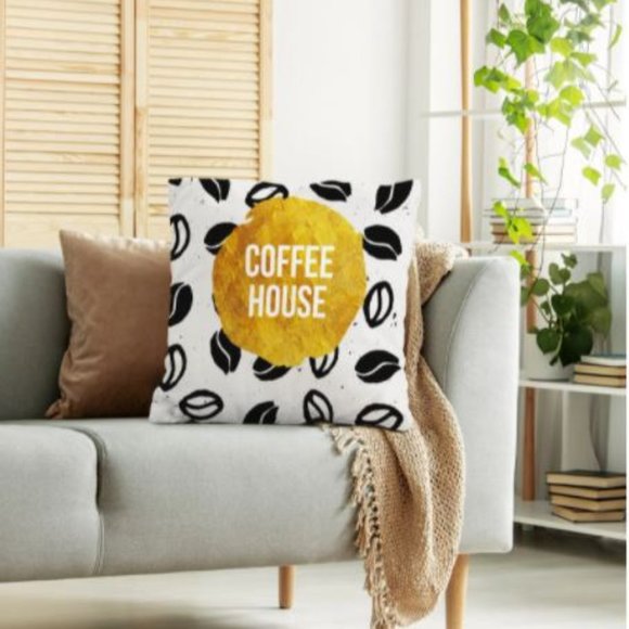 Coffee throw pillow - Picture 2 of 4